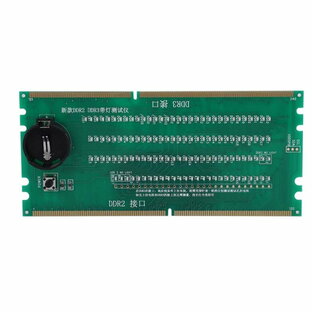 マザーボードアナライザーテスター、2台の1台のPCおよびラップトップコンピューターマザーボードテストカード（ライトテスター付き）（DDR2 / DDR3）の画像