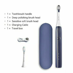 Soocas V1電気 歯 ブラシ sonic 超 sonic 自動 タイプc 充電式 防水 歯 ブラシ 大人の 旅行 ボックスの画像