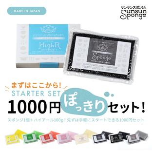 サンサンスポンジ キッチンスポンジ 1個 台所用中性洗剤 サンセブンハイアール 100g お試し 1000円セット スポンジ 食器洗いキッチン【公式ストア】の画像