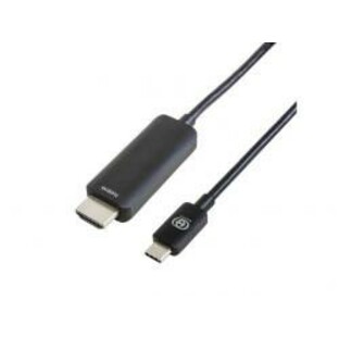 【新品/取寄品/代引不可】USB TypeC to HDMI 1.5Mケーブルブラック GP-CHD460C15/Bの画像