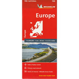 ミシュラン製正規品ロードマップ ミシュラン・ヨーロッパ Michelin Europeの画像