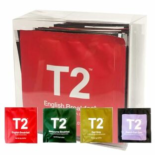 T2 tea 紅茶 ４種類ミックス 2g×12P個包装 ティーバッグ ギフト プレゼント 誕生日 バレンタイン ホワイトデーの画像
