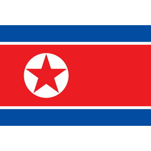 朝鮮民主主義人民共和国・北朝鮮 ミニ卓上旗の画像