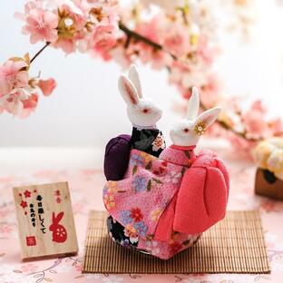 小樽着物音楽箱回転オルゴールカップルウサギから女性へ中秋節のバレンタインデー結婚プレゼントの画像