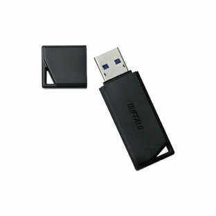 BUFFALO｜バッファロー USBメモリ SIAA抗菌(Chrome/Mac/Windows11対応) ブラック RUF3-KVB32G-BK [32GB /USB TypeA /USB3.2 /キャップ式]の画像