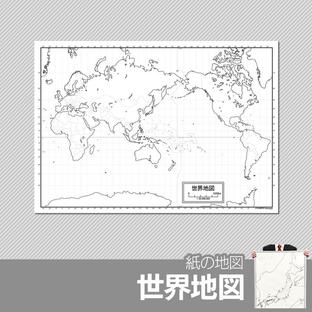 紙の世界地図の画像