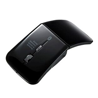サンワサプライ(Sanwa Supply) Bluetooth5.0マウス モバイルに便利な薄型 静音 IR LEDセンサー 充電式 ブラック MA-BTIR116BKNの画像