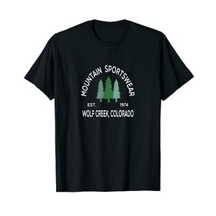 Classic Wolf Creek コロラドロッキーマウンテンノベルティアート Tシャツの画像