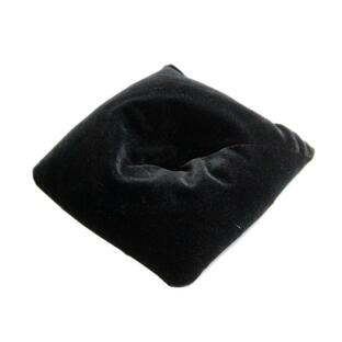 置石用 座布団 クッション 黒色 大 Ｌ 約15cm 天然石 パワーストーン 丸玉 ブレスレット用の画像