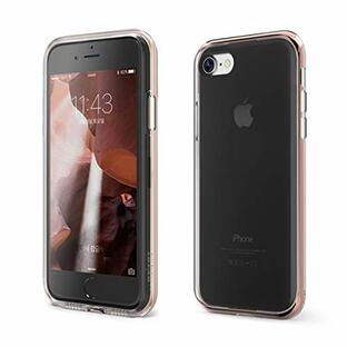 motomo iPhone SE (第3世代 / 2022年) ケース カバー INO LINE INFINITY CLEAR CASE ローズゴールド 4.7インチ アイフォン クリアケース 背面 カバー 無線充電対応 iPhone SE (第2世代) / 8 / 7 【国内正規品】 MT19038i9の画像