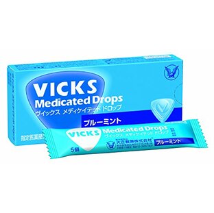 Vicks 大正製薬 ヴイックス メディケイテッドドロップ ブルーミント 20個 [指定医薬部外品]の画像