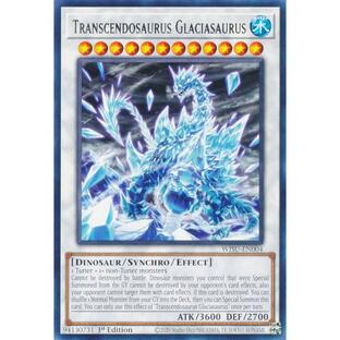 遊戯王 WISU-EN004 超越竜グレイスザウルス Transcendosaurus Glaciasaurus (英語版 1st Edition レア) Wild Survivorsの画像