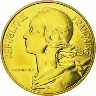 アンティークコイン コイン 金貨 銀貨 France, Marianne, Centimes, 1986, Paris, MSの画像