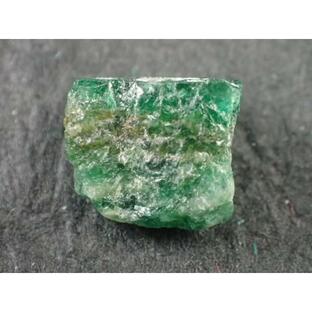 最高品質エメラルド原石(Ruygh Emerald) パキスタン・スワート鉱山 産 寸法 ： 10.9X9.6X7.1mm/1g コレクションケース付の画像