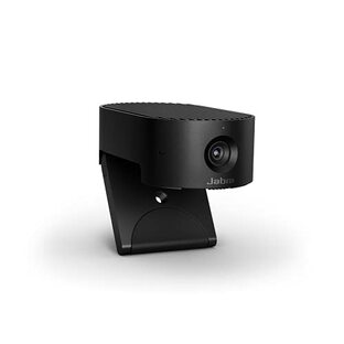 Jabra Panacast 20 ビデオ会議用Webカメラ [国内正規品/メーカー2年保証付き] 4K UHD品質 ウェブカメラ パーソナルビデオ会議 13メガピクセルカメラ AI オートズーム デュアルストリーム マイク付き ブラック 超小型の画像