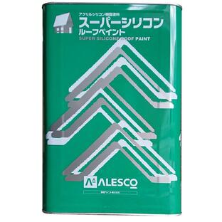 ALESCO関西ペイント スーパーシリコンルーフペイント 14KG A色 屋根用塗料の画像