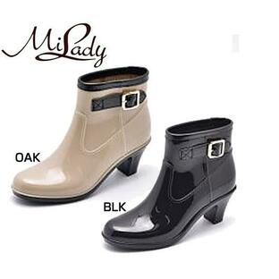 MILADY ミレディ― ショートレインブーツ長靴 ML450 RO レディースの画像
