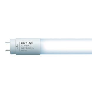 直管形LEDランプ 40形 昼光色 2800lm 消費電力 16.5W 口金G13 エコリカ ECL-LD40HD-M 工事専用 高出力モデルの画像