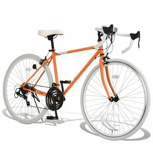グランディール(Grandir) Grandir Sensitive ロードバイク 自転車 700C 21段変速 オレンジ [フレームサイズ:470mm] 46226の画像