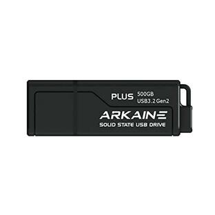 ARKAINE USBメモリ 500GB USB 3.2 Gen2 UASP SuperSpeed+, 超高速 USBメモリー 最大読出速度600MBの画像