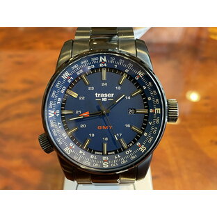 【あす楽】 トレーサー腕時計 traser P68 Pathfinder GMT BLUE ( パスファインダーGMT ブルー ) 9031608 メンズ 正規輸入品優美堂のトレーサー 腕時計は、国内2年保証のついた日本正規品です。お手続き簡単な分割払いも承ります。の画像
