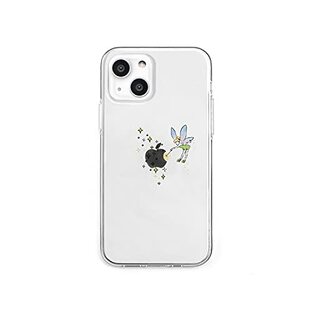 Dparks iPhone 13 mini ケース ソフト クリア [ アップルマーク りんご 透明 ディーパークス かわいい キャラクター 妖精 TPU 密着痕防止 Qi ワイヤレス充電 ] タイニーフェアリー DS21139i13MN【国内正規品】の画像