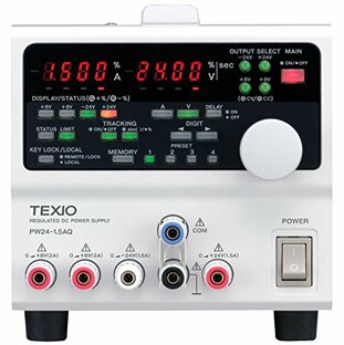 TEXIO(テクシオ) 多出力直流安定化電源 4ch(+24V/1.A,-24V/1.5A,+8V/2A,+8V/2A) : PW24-1.5AQの画像