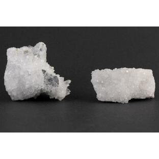 蛍鉱山産水晶 クラスター 2個セット56.1gの画像