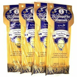 スパゲッティ職人パスタ工房 ジュゼッペ コッコ (4 パック) イタリア産、手作り、ゆっくり乾燥 (500g) Spaghetti Artisan Pasta Cav. Giuseppe Cocco (4 pack) Hand-made, slow dried (500g) from Italyの画像