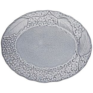 aito製作所 「 リアン Lien 」 プレート 皿 オーバルプレート 楕円皿 パスタ皿 ケーキ皿 長幅約25cm グレー ディナープレート アンティーク 調 美濃焼 おしゃれ 食器 ワンプレート 食洗機 電子レンジ対応 日本製 267832の画像