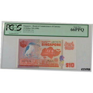 アンティークコイン コイン 金貨 銀貨 シンガポール ドル紙幣SCWPM 11b PCGS PPQ Gem 新品- show original titleの画像