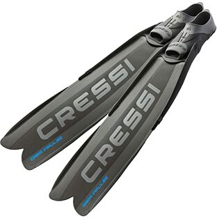 クレッシー(Cressi) フリーダイビング スピアフィッシング フィン [ GARA MODULAR IMPULSE ] 29度傾斜ブレード セルフアジャストフットポケット ブラック EU38/39 (24~25.5cm) 【正規品】の画像