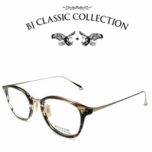 BJ CLASSIC COLLECTION COMBI COM-568NT C-30-1 クロササ ゴールド BJクラシックコレクション 度付きメガネ 伊達メガネ メンズ レディース 本格眼鏡の画像