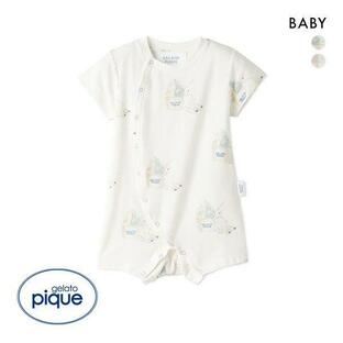 ジェラートピケ ジェラピケ キッズアンドベイビー ロンパース ベビー COOL BABY しろくま柄 gelato pique Kids＆Babyの画像