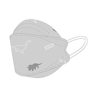 [クラックス] クール マスク ダイヤモンド型 10枚入り 小さめサイズ 恐竜 ダイナソー 冷感 ひんやり 小さめサイズの画像