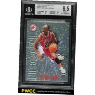 【品質保証書付】 トレーディングカード 1995 Stadium Club Warp Speed Michael Jordan #WS1 BGS 8.5 NM-MT+の画像