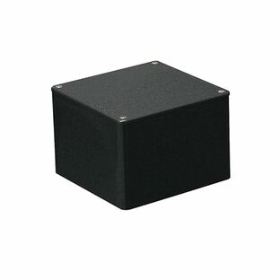 未来工業 正方形プールボックス ノック無 150×150×100mm ブラック 1個価格 PVP-1510Kの画像