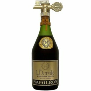 ル ドーヴィル ナポレオン ec-20565 L.Dorville NAPOLEON Pure Grape Brandy ブランデー 未開封 未開栓 内容量 700ml アルコール度数 40%の画像