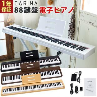 【4カラー】電子ピアノ 88鍵盤 スリムボディ 充電可能 dream音源 MIDI対応 キーボード スリム 軽い プレゼント 新学期 新生活【一年保証】の画像