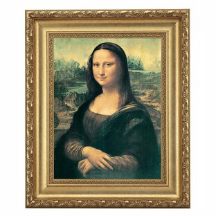 ダ・ヴィンチ「モナリザ」 4号サイズ 立体複製名画 美術品 レプリカの画像