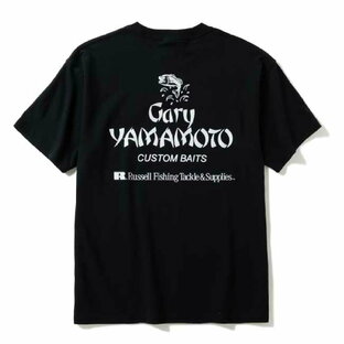tシャツ Russell×Gary YAMAMOTO ラッセル ゲーリーヤマモト Gray Back Logo HeavyCotton S/S T-Shirts Black White 半袖Tシャツ カットソー メンズ レディースの画像