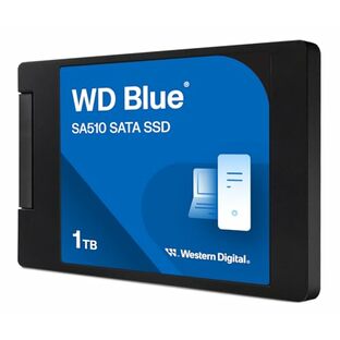ウエスタンデジタル(Western Digital) WD Blue SATA SSD 内蔵 1TB 2.5インチ (読取り最大 560MB/s 書込み最大 520MB/s) PC メーカー保証5年 WDS100T3B0A-EC SA510 【国内正規取扱代理店】の画像