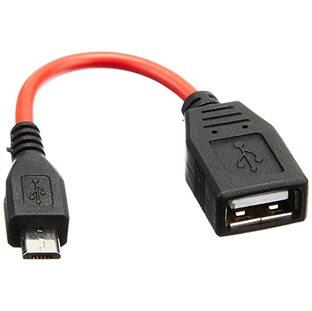 SSA Service エスエスエーサービス [ OTG(ホスト機能)対応ケーブル ] microUSB(オス)-USB・A(メス) [5cm] SU2-MCH05Rの画像