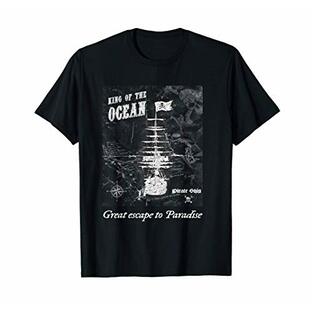 Pirate Ship Funny Gift For The King Of The Ocean Tシャツの画像