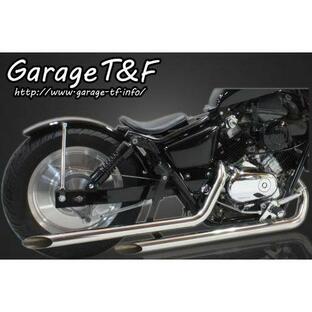 Garage T&F Garage T&F:ガレージ T&F ドラッグパイプマフラー タイプ1 マグナ(Vツインマグナ)の画像
