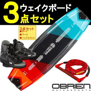 ウェイクボード 3点セット OBRIEN オブライエン SYSTEM + CLUTCH ボード ブーツ ビンディング ウェイクボードセットの画像