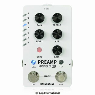 Mooer PREAMP MODEL X2 / アンプシミュレーター プリアンプ キャビネット ギター エフェクター ペダルの画像