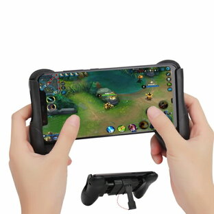 コントローラ iPhone Android Xperia 対応 ゲームパッド グリップ スマホ ジョイスティック スマホ用ゲームパッド 格闘 アクション シューティング 送料無料の画像