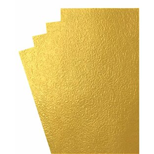 【Amazon.co.jp 限定】和紙かわ澄 金色 黄金色 もみ紙 B4 約25.7×36.4cm 10枚入の画像