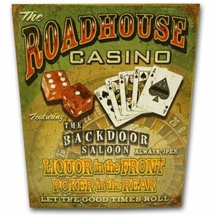 GUTS CHROME GUTS CHROME:ガッツクローム メタルサイン Road House Casinoの画像